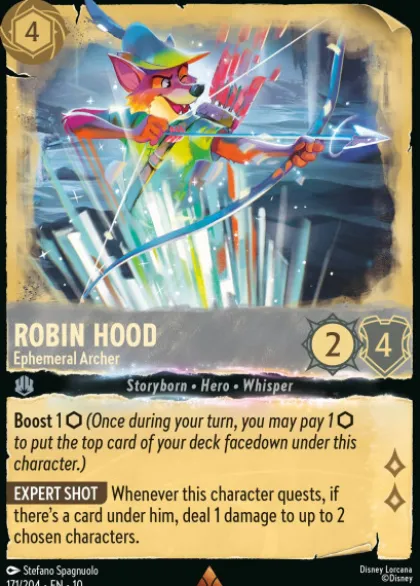 Robin Hood, Ephemeral Archer (foil) - Whispers