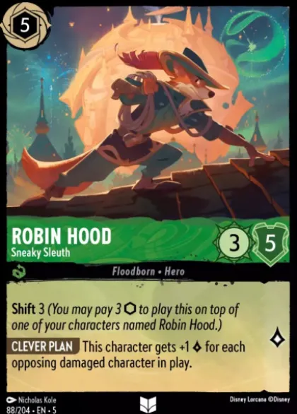 Robin Hood, Sneaky Sleuth (foil) - Shimmering Skies