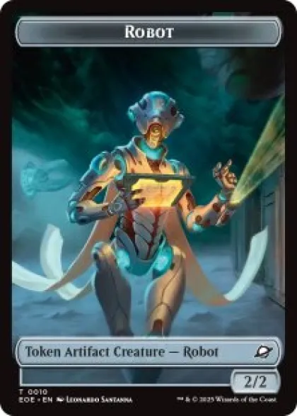 Robot token (foil) (2/2) - Edge of Eternities