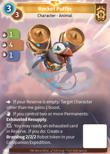 Rocket Puffin (U-20742) - Altered Trial by Frost