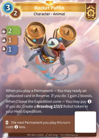 Rocket Puffin (U-10351) - Altered Trial by Frost