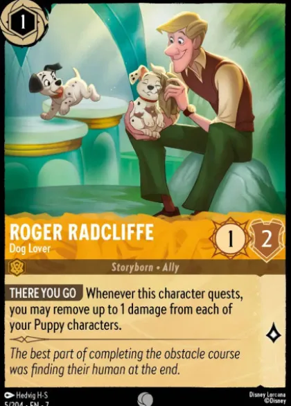 Roger Radcliff, Dog Lover - Archazia's island