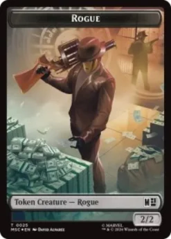 Rogue token (#25) (surge foil) (2/2) - Marvel Super Heroes Commander