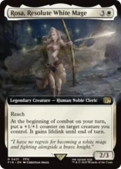 Rosa, Resolute White Mage (foil) (extended art) - Final Fantasy Varianten