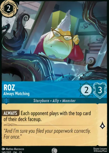 Roz, Always Watching - Attack of the Vine