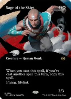 Sage of the Skies (foil) (borderless) - Tarkir: Dragonstorm Varianten