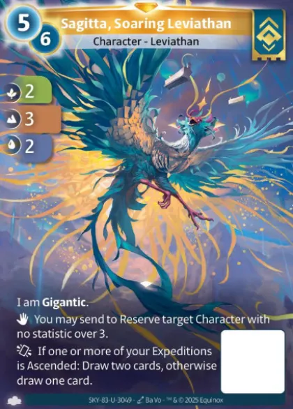 Sagitta, Soaring Leviathan (U-3049) - skybound unique
