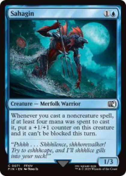 Sahagin (foil) - Final Fantasy