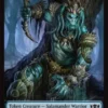 Salamander Warrior token (4/3) - Tarkir: Dragonstorm Commander