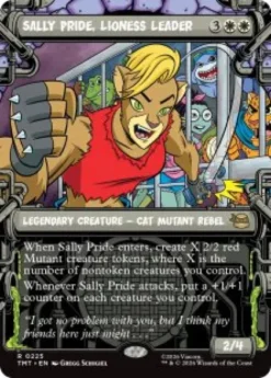 Sally Pride, Lioness Leader (foil) (showcase) - Teenage Mutant Ninja Turtles Varianten