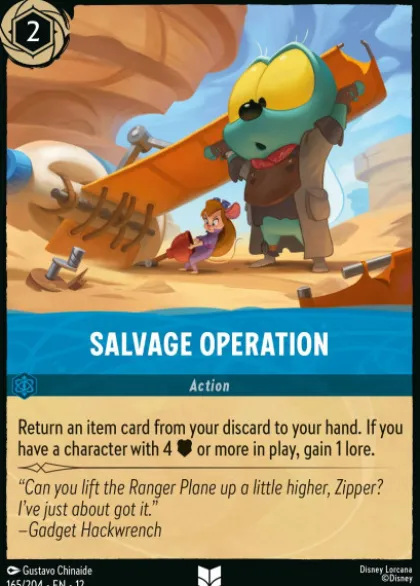 Salvage Operation (foil) - Wilds Unknown