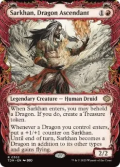 Sarkhan, Dragon Ascendant (#302) (showcase) - Tarkir: Dragonstorm Varianten