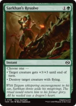 Sarkhan's Resolve (foil) - Tarkir: Dragonstorm