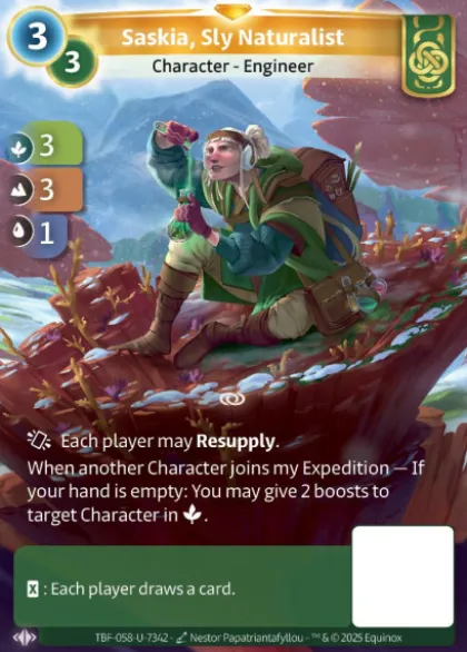 Saskia, Sly Naturalist (U-7342) - Altered Trial by Frost