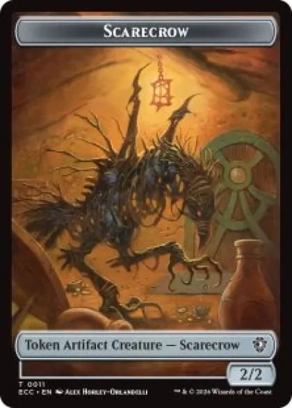Scarecrow token (2/2) - Lorwyn Eclipsed Commander