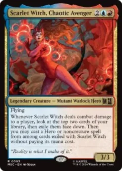 Scarlet Witch, Chaotic Avenger - Marvel Super Heroes Commander