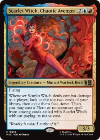 Scarlet Witch, Chaotic Avenger - Marvel Super Heroes Commander