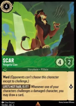 Scar, Vengeful Lion (foil) - Shimmering Skies