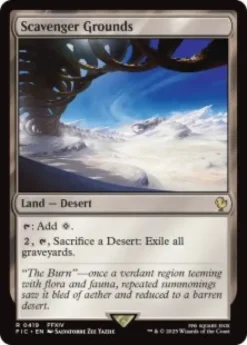 Scavenger Grounds (surge foil) - Final Fantasy Commander