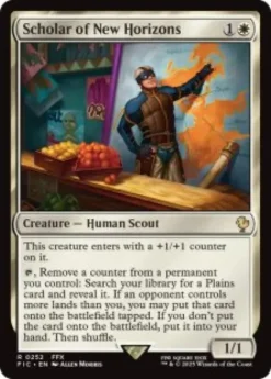 Scholar of New Horizons (surge foil) - Final Fantasy Commander