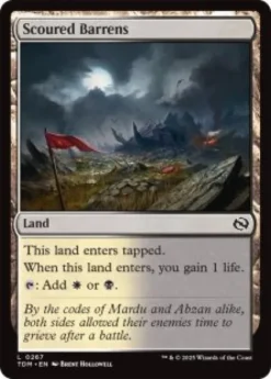 Scoured Barrens (foil) - Tarkir: Dragonstorm