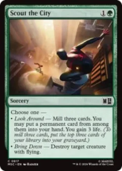 Scout the City (foil) - Marvel Super Heroes Commander