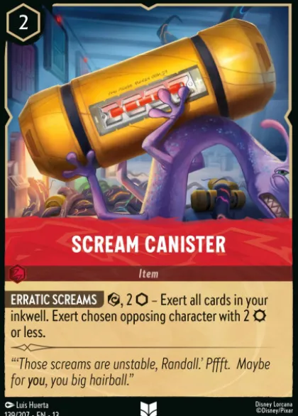Scream Canister - Attack of the Vine