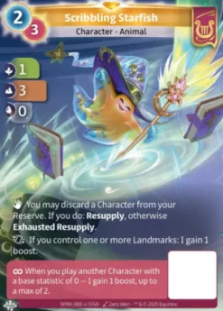 Scribbling Starfish (U-5749) - Altered Unique whispers