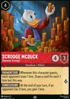 Scrooge McDuck, Ebenezer Scrooge (foil) - Winterspell