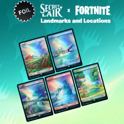 Secret Lair Drop Series: Secret Lair x Fornite - Landmarks and Locations (foil)