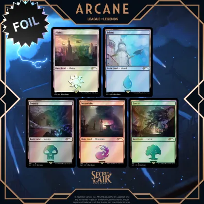 Secret Lair Drop Series: Secret Lair x Arcane - Lands (foil)