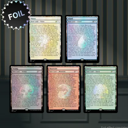 Secret Lair Drop Series: The Full-Text Lands (foil)
