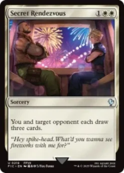 Secret Rendezvous (#219) (foil) - Final Fantasy Commander