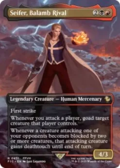 Seifer, Balamb Rival (foil) (borderless) - Final Fantasy Commander Varianten
