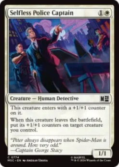 Selfless Police Captain - Marvel Super Heroes Commander
