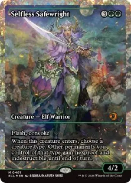 Selfless Safewright (#401) (fracture foil) (showcase) - Lorwyn Eclipsed Varianten