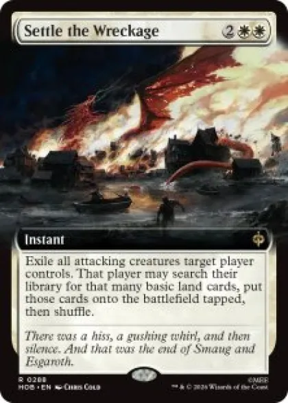 Settle the Wreckage (extended art) - The Hobbit Varianten