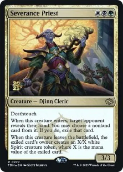 Severance Priest (foil) - Tarkir: Dragonstorm Prerelease Promo's
