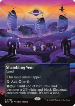 Shambling Vent (#83) (borderless) - Edge of Eternities Stellar Sights