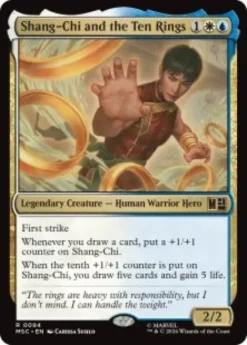 Shang-Chi and the Ten Rings (surge foil) - Marvel Super Heroes Commander