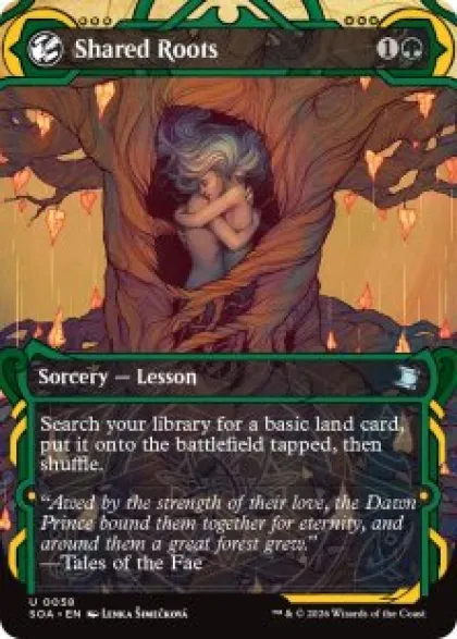 Shared Roots (#058) (showcase) - Secrets of Strixhaven Mystical Archive