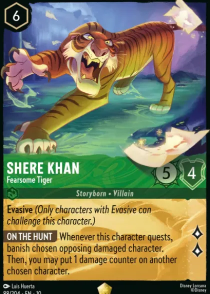 Shere Khan, Fearsome Tiger (foil) - Whispers
