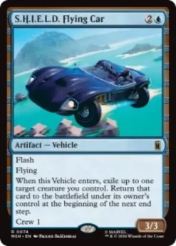 S.H.I.E.L.D. Flying Car (foil) - Marvel Super Heroes