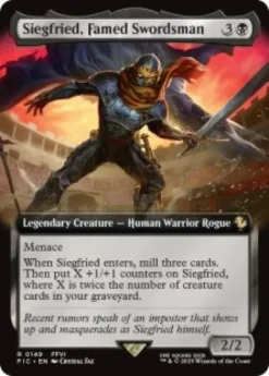 Siegfried, Famed Swordsman (extended art) - Final Fantasy Commander Varianten