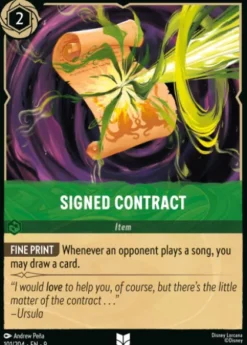 Signed Contract (foil) - Fabled