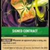 Signed Contract (foil) - Ursula's Return
