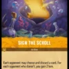 Sign The Scroll (foil) - Ursula's Return