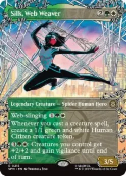Silk, Web Weaver (foil) (borderless) - Marvel's Spider-Man Varianten