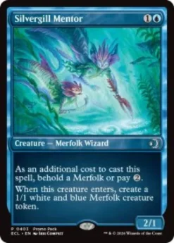 Silvergill Mentor (foil) - Lorwyn Eclipsed Promo's