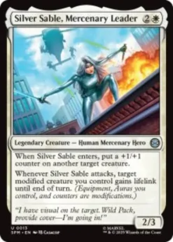 Silver Sable, Mercenary Leader (foil) - Marvel's Spider-Man